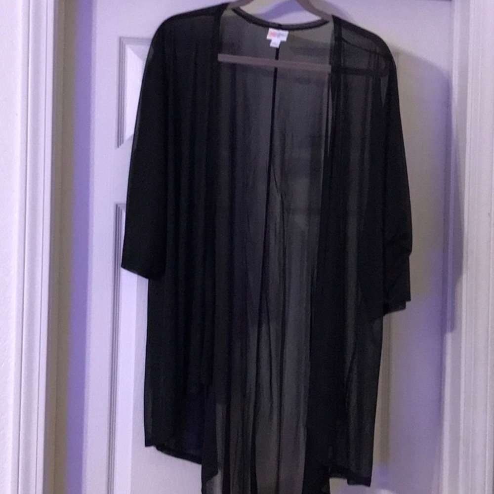 LuLaRoe Black Sheer Jacket